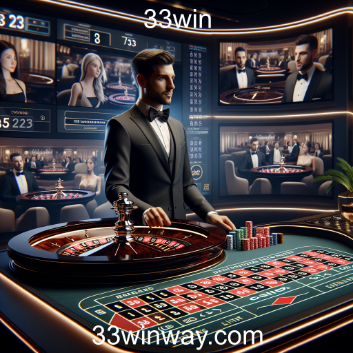 Experiência Imersiva no Casino Ao Vivo do 33win